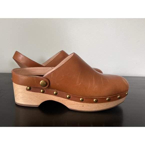 JCrew Shoes - J Crew Convertible leather clogs, Flaw Size 8